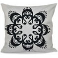 thumbnail image 1 of Simply Daisy 16" x 16" Ikat Mandala Geometric Print Pillow, 1 of 2