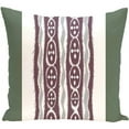thumbnail image 1 of Simply Daisy 16" x 16" Ikat Ribbon Stripes Print Outdoor Pillow, 1 of 1