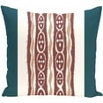 thumbnail image 1 of Simply Daisy 16" x 16" Ikat Ribbon Stripes Print Pillow, 1 of 1