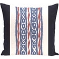 thumbnail image 1 of Simply Daisy 16" x 16" Ikat Ribbon Stripes Print Pillow, 1 of 1