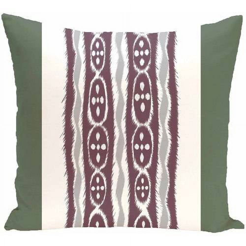 Simply Daisy 16" x 16" Ikat Ribbon Stripes Print Pillow