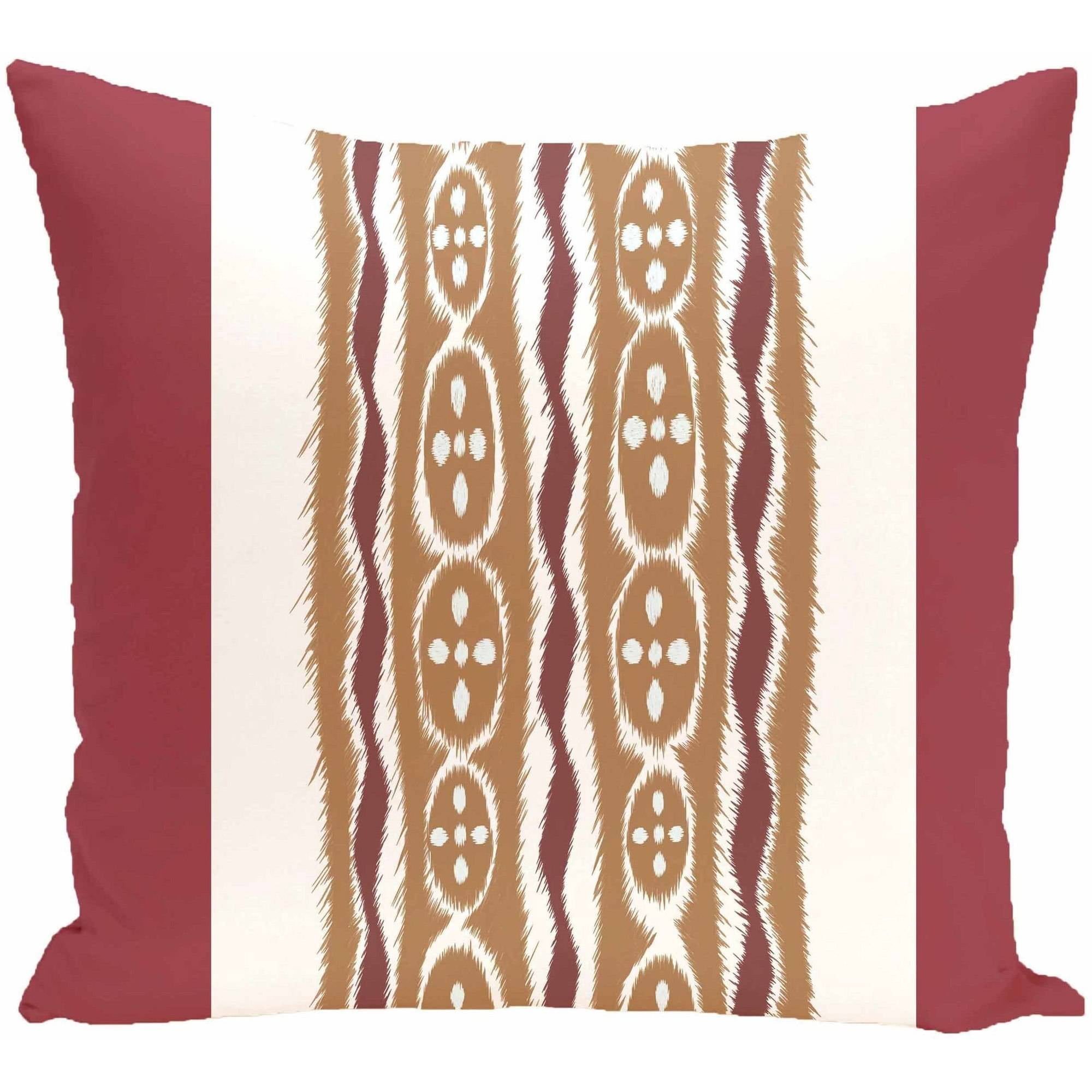 Simply Daisy 16" x 16" Ikat Ribbon Stripes Print Pillow