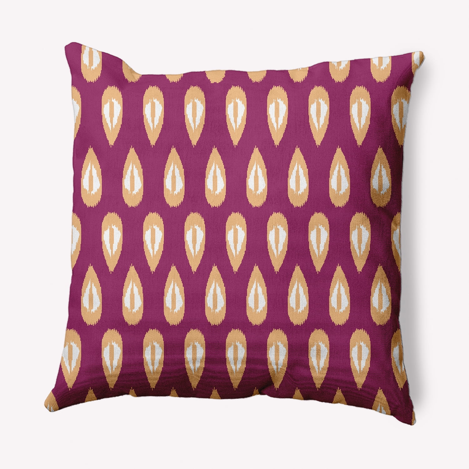 Simply Daisy 16" x 16" Ikat Tears Decorative Throw Pillow, Dusty Rose