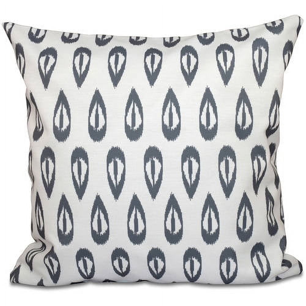 Simply Daisy 16" x 16" Ikat Tears Geometric Outdoor Pillow