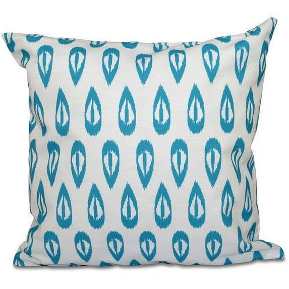 Simply Daisy 16" x 16" Ikat Tears Geometric Outdoor Pillow