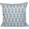thumbnail image 1 of Simply Daisy 16" x 16" Ikat Tears Geometric Print Pillow, Blue, 1 of 2