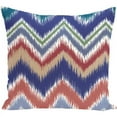 thumbnail image 1 of Simply Daisy 16" x 16" Ikat-arina Chevron Stripes Print Outdoor Pillow, 1 of 1