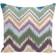 thumbnail image 1 of Simply Daisy 16" x 16" Ikat-arina Chevron Stripes Print Outdoor Pillow, 1 of 1