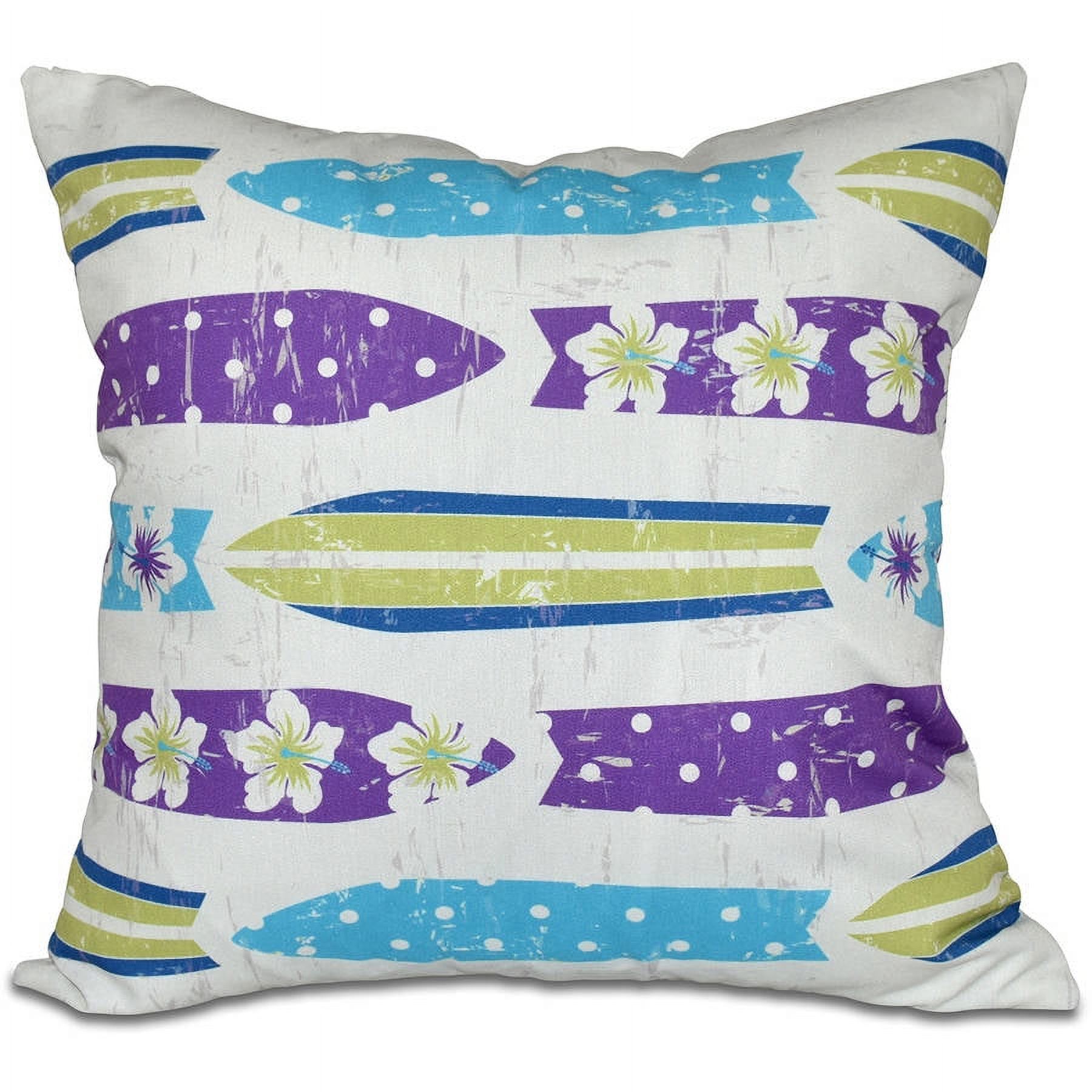 Simply Daisy 16" x 16" Jan Geometric Print Outdoor Pillow