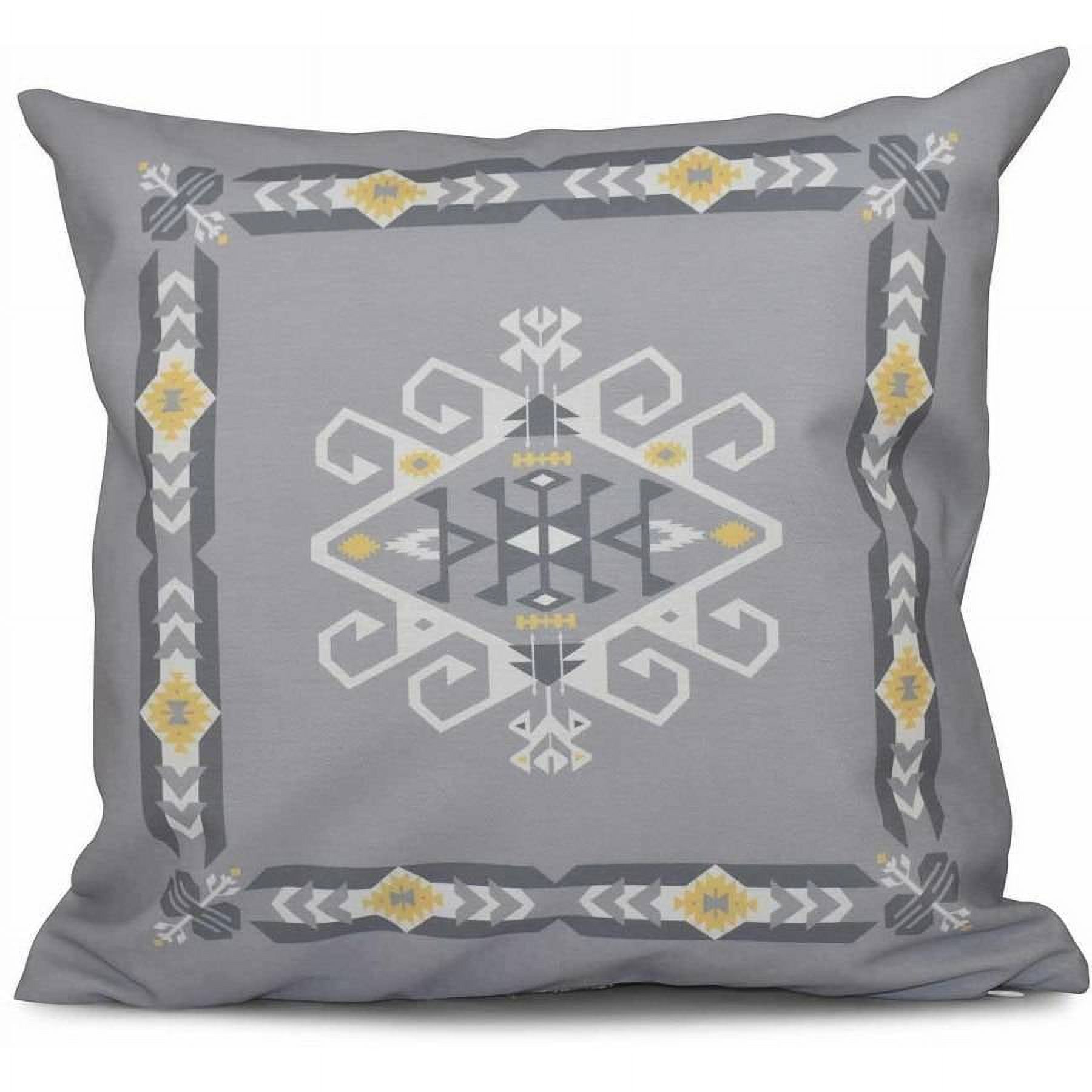 Simply Daisy 16" x 16" Jodhpur Border 3 Geometric Print Pillow