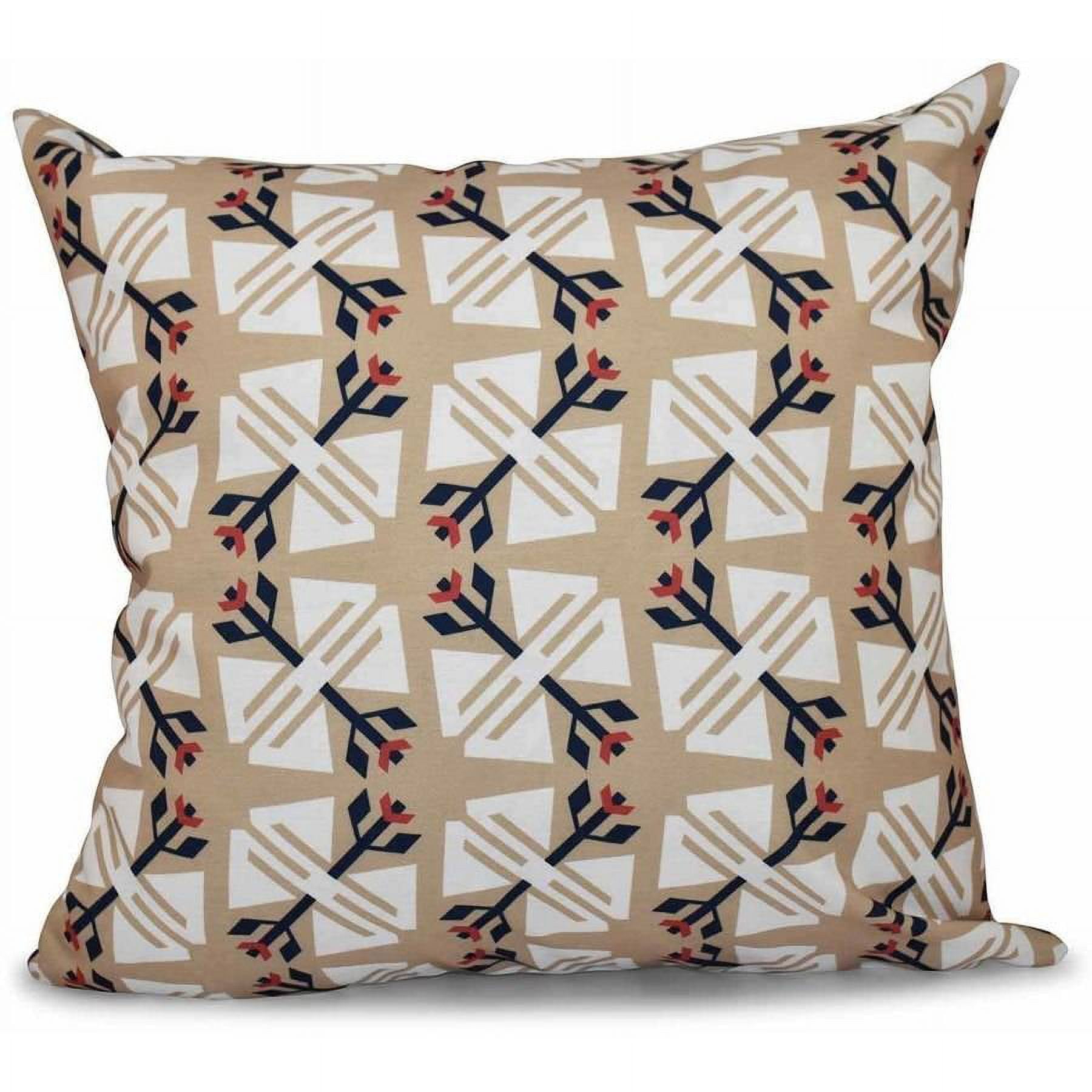 Simply Daisy 16" x 16" Jodhpur Ditsy Geometric Print Pillow