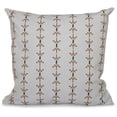 thumbnail image 1 of Simply Daisy 16" x 16" Jodhpur Stripe Outdoor Pillow, Brown, 1 of 1