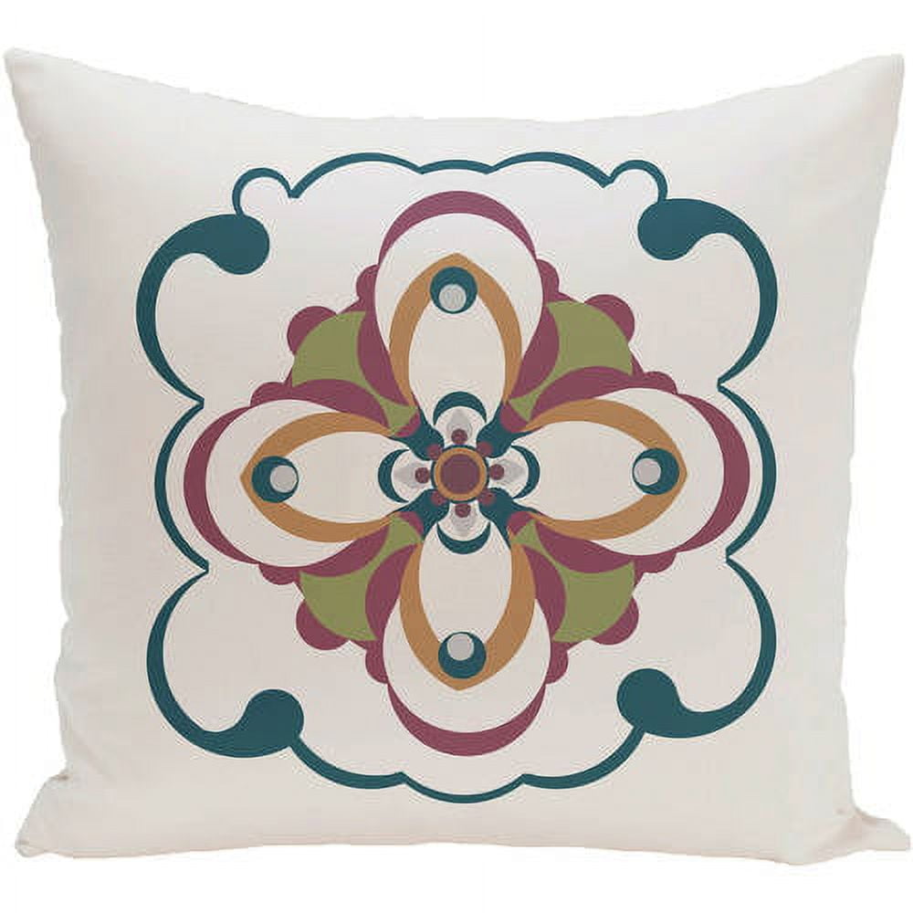 Simply Daisy 16" x 16" Kaleidoscope Too Geometric Print Outdoor Pillow