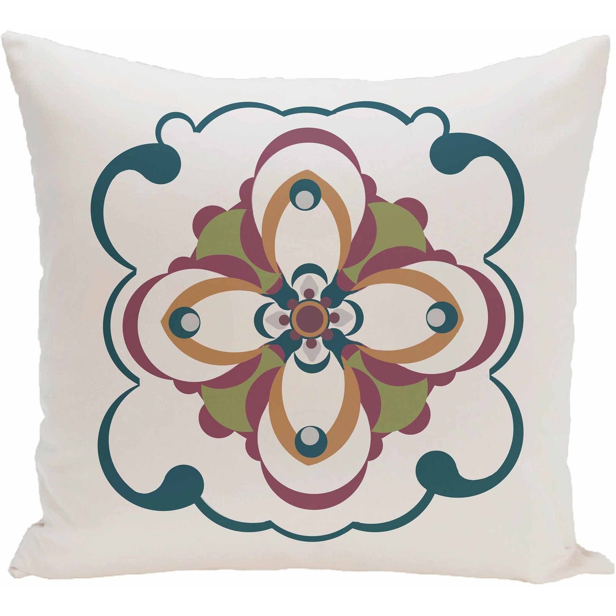 Simply Daisy 16" x 16" Kaleidoscope Too Geometric Print Pillow