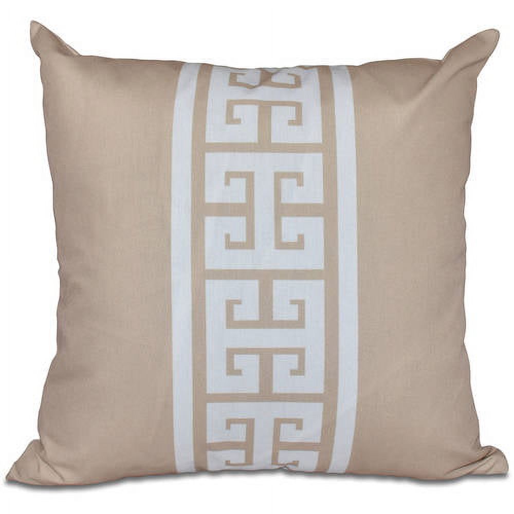 Simply Daisy 16" x 16" Key Stripe Print Outdoor Pillow