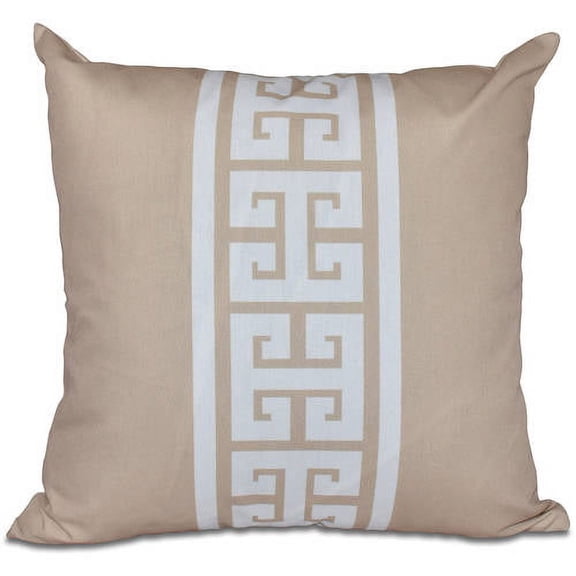 Simply Daisy 16" x 16" Key Stripe Print Outdoor Pillow