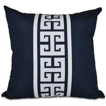 Simply Daisy 16" x 16" Key Stripe Print Outdoor Pillow
