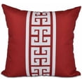 thumbnail image 1 of Simply Daisy 16" x 16" Key Stripe Print Pillow, Red, 1 of 2