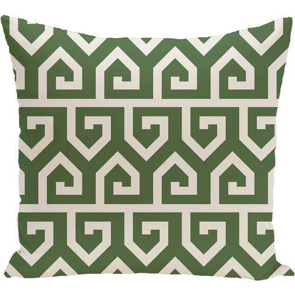 Simply Daisy 16" x 16" Keyed Up Geometric Print Pillow