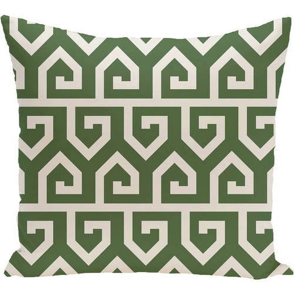 Simply Daisy 16" x 16" Keyed Up Geometric Print Pillow