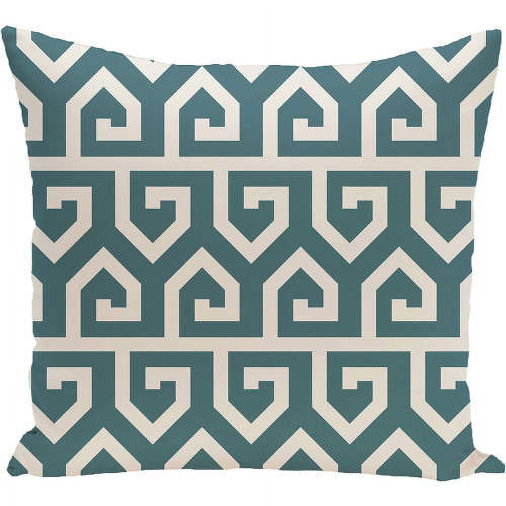 Simply Daisy 16" x 16" Keyed Up Geometric Print Pillow