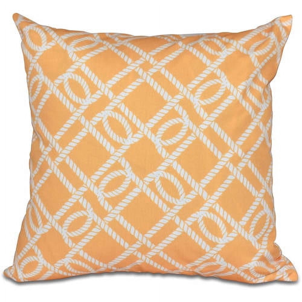 Simply Daisy 16" x 16" Know the Ropes Geometric Print Pillow