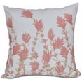 thumbnail image 1 of Simply Daisy 16" x 16" Lavender Floral Print Pillow, Coral, 1 of 2