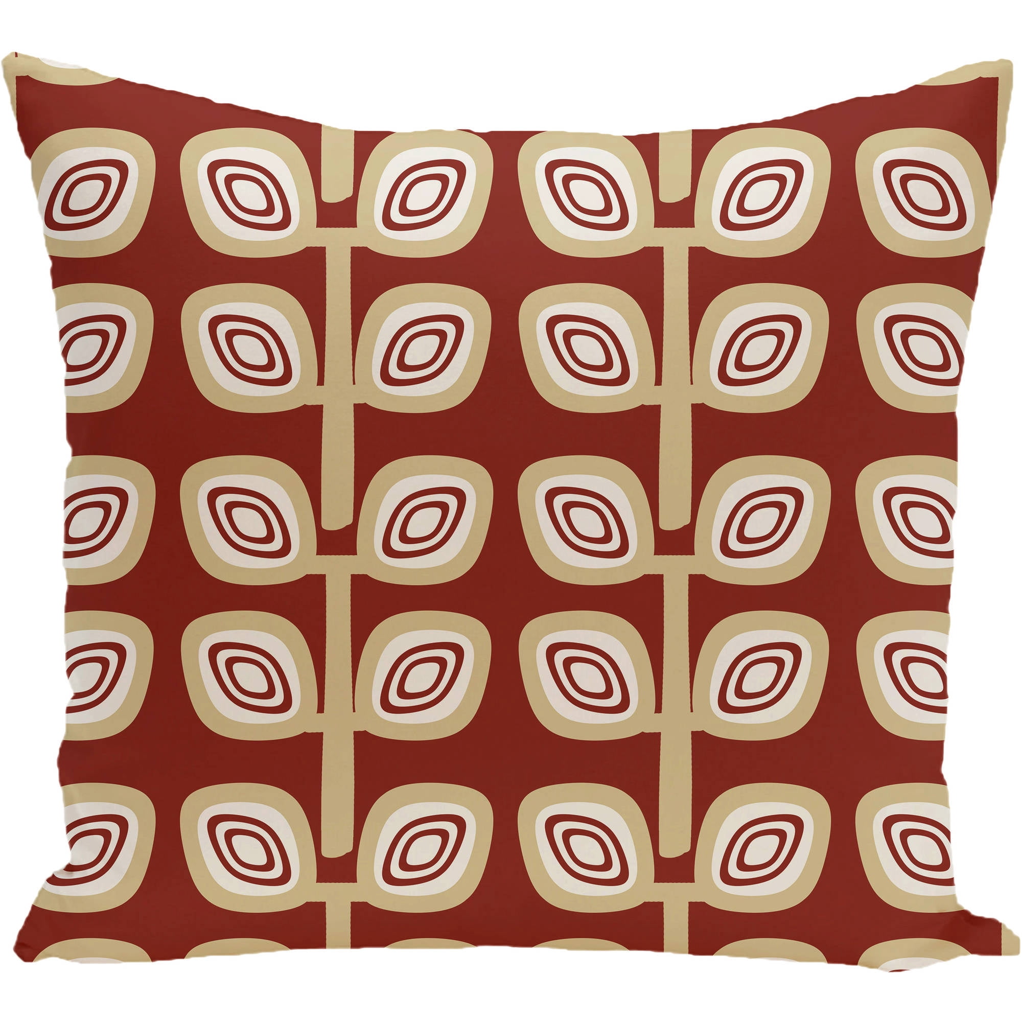 Simply Daisy 16" x 16" Leaf Tree Geometric Print Pillow