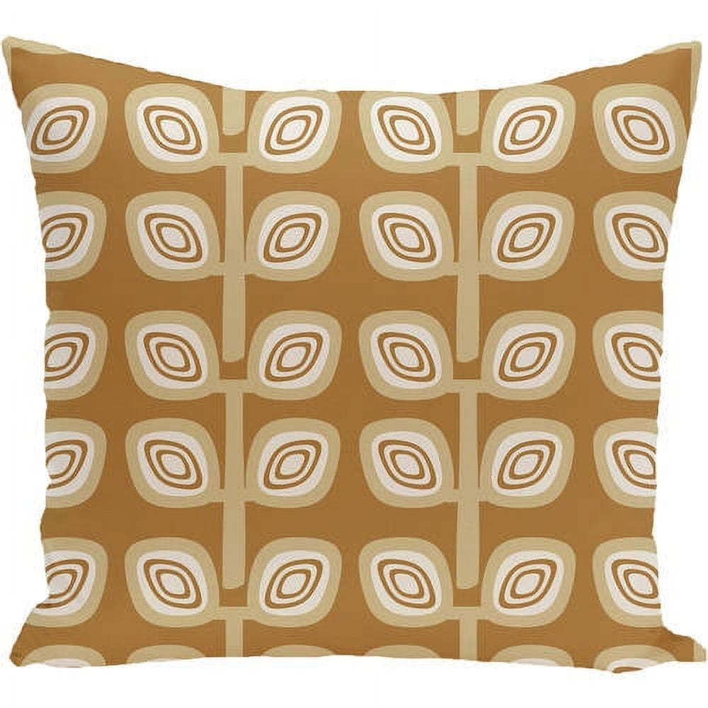 Simply Daisy 16" x 16" Leaf Tree Geometric Print Pillow