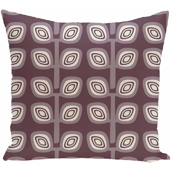 Simply Daisy 16" x 16" Leaf Tree Geometric Print Pillow