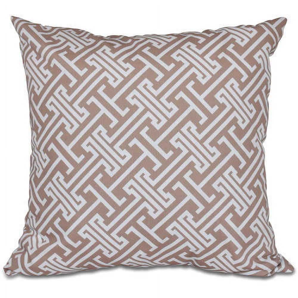 Simply Daisy 16" x 16" Leeward Key Geometric Print Outdoor Pillow