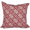 thumbnail image 1 of Simply Daisy 16" x 16" Leeward Key Geometric Print Pillow, Red, 1 of 2