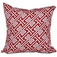 thumbnail image 1 of Simply Daisy 16" x 16" Leeward Key Polyester Indoor/Outdoor Pillow, Red (1 count), 1 of 5