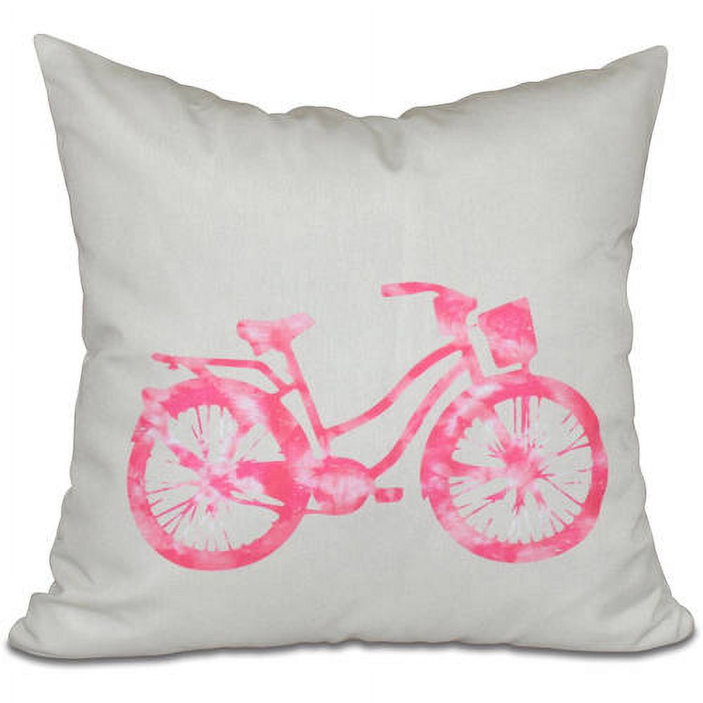 Simply Daisy 16" x 16" Life Cycle Geometric Print Pillow