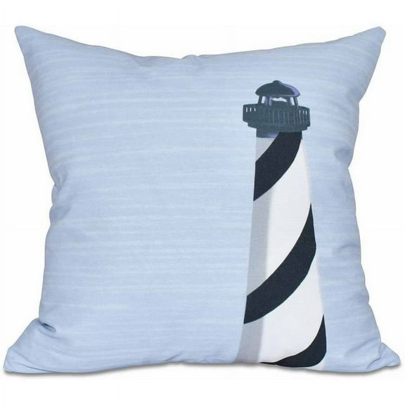 Simply Daisy 16" x 16" Light House Geometric Print Pillow