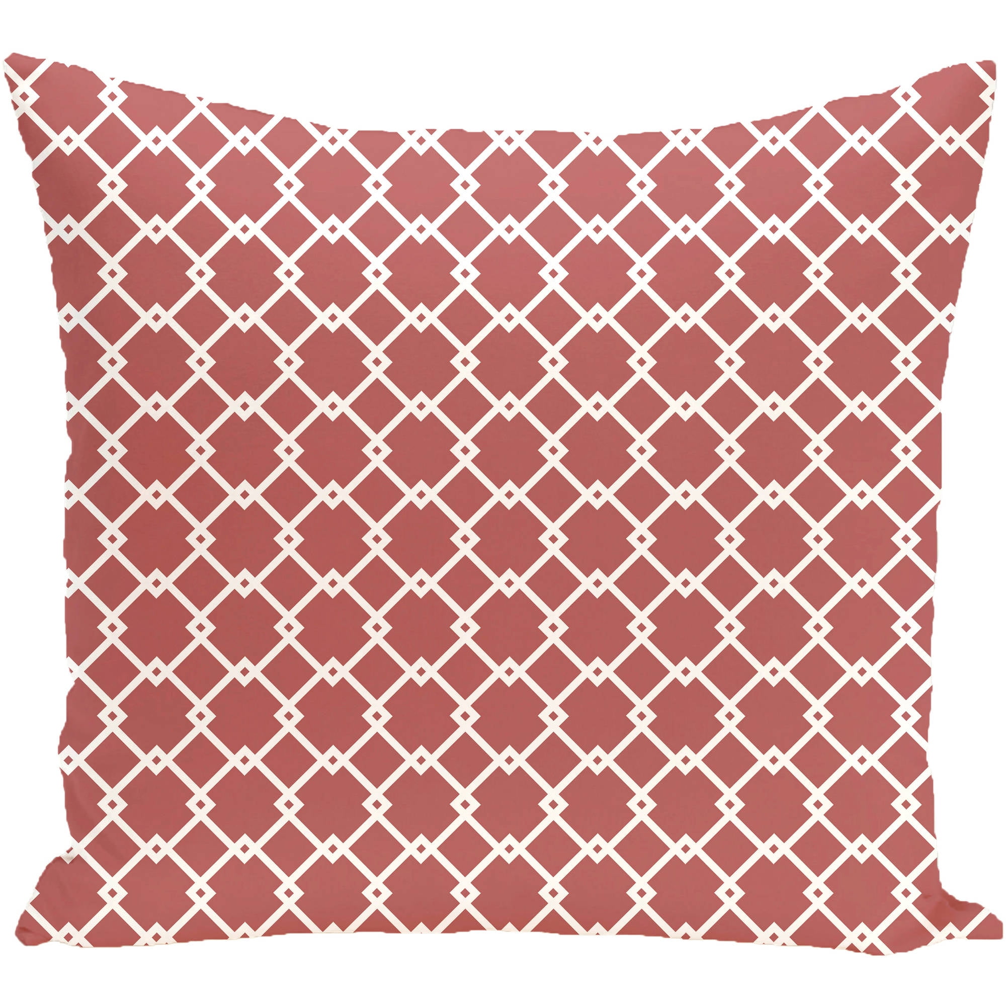 Simply Daisy 16" x 16" Link Lock Geometric Print Outdoor Pillow