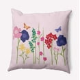 thumbnail image 1 of Simply Daisy 16" x 16" Little Garden Decorative Throw Pillow, Light Pink (1 count), 1 of 3