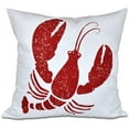 thumbnail image 1 of Simply Daisy 16" x 16" Lobster Animal Print Pillow, 1 of 1
