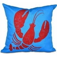 thumbnail image 1 of Simply Daisy 16" x 16" Lobster Animal Print Pillow, 1 of 1