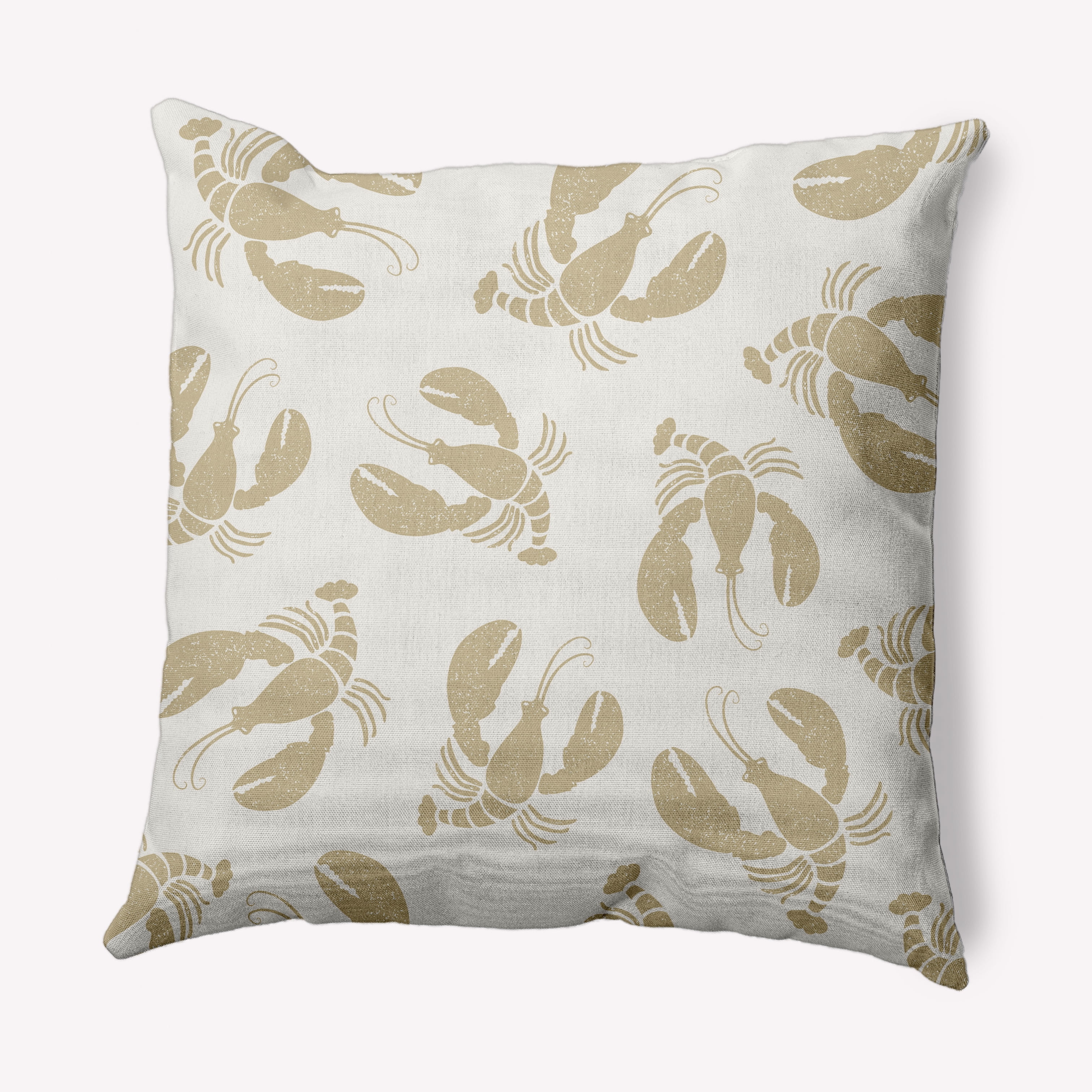 Simply Daisy 16" x 16" Lobster Fest Nautical Decorative Indoor Pillow