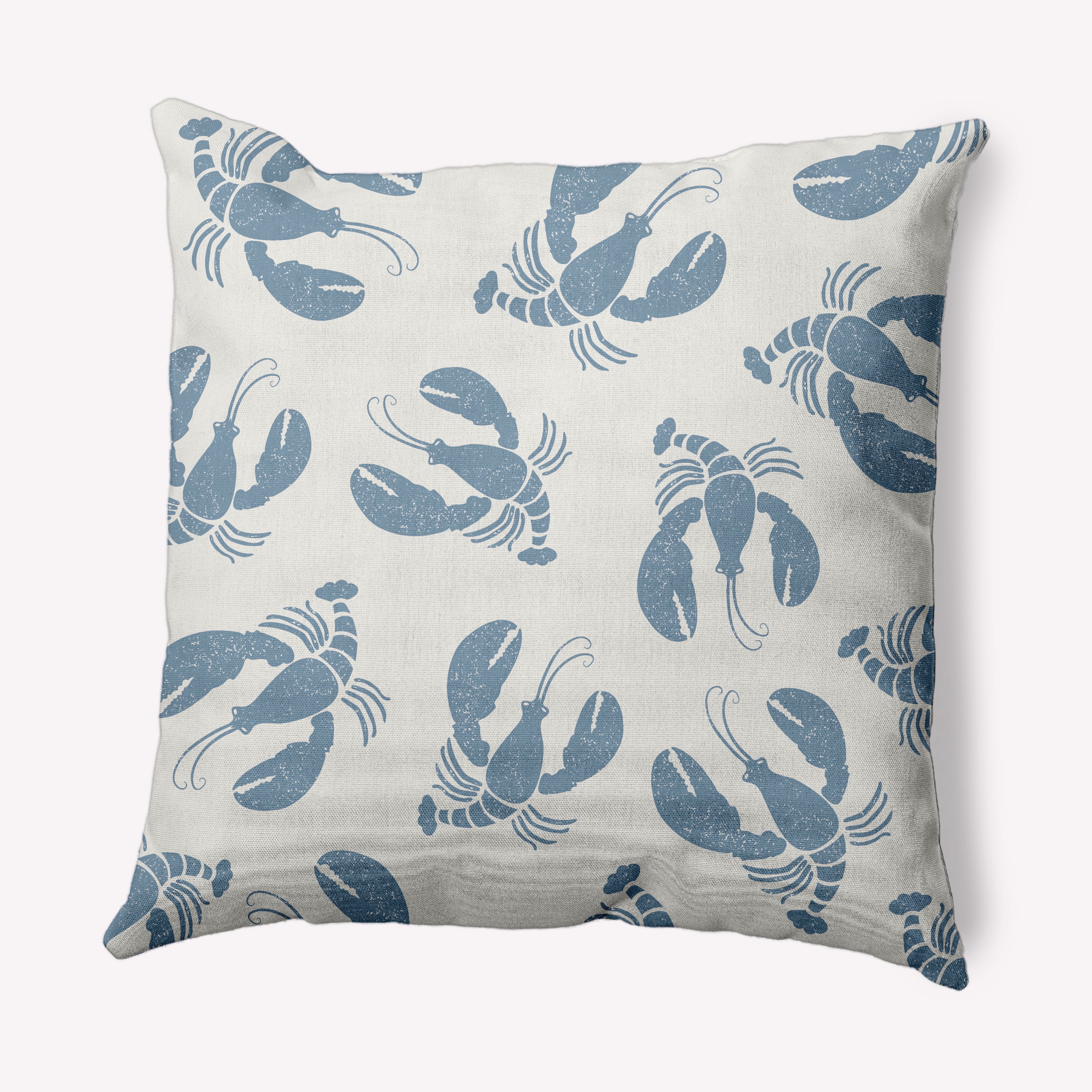 Simply Daisy 16" x 16" Lobster Fest Nautical Decorative Indoor Pillow