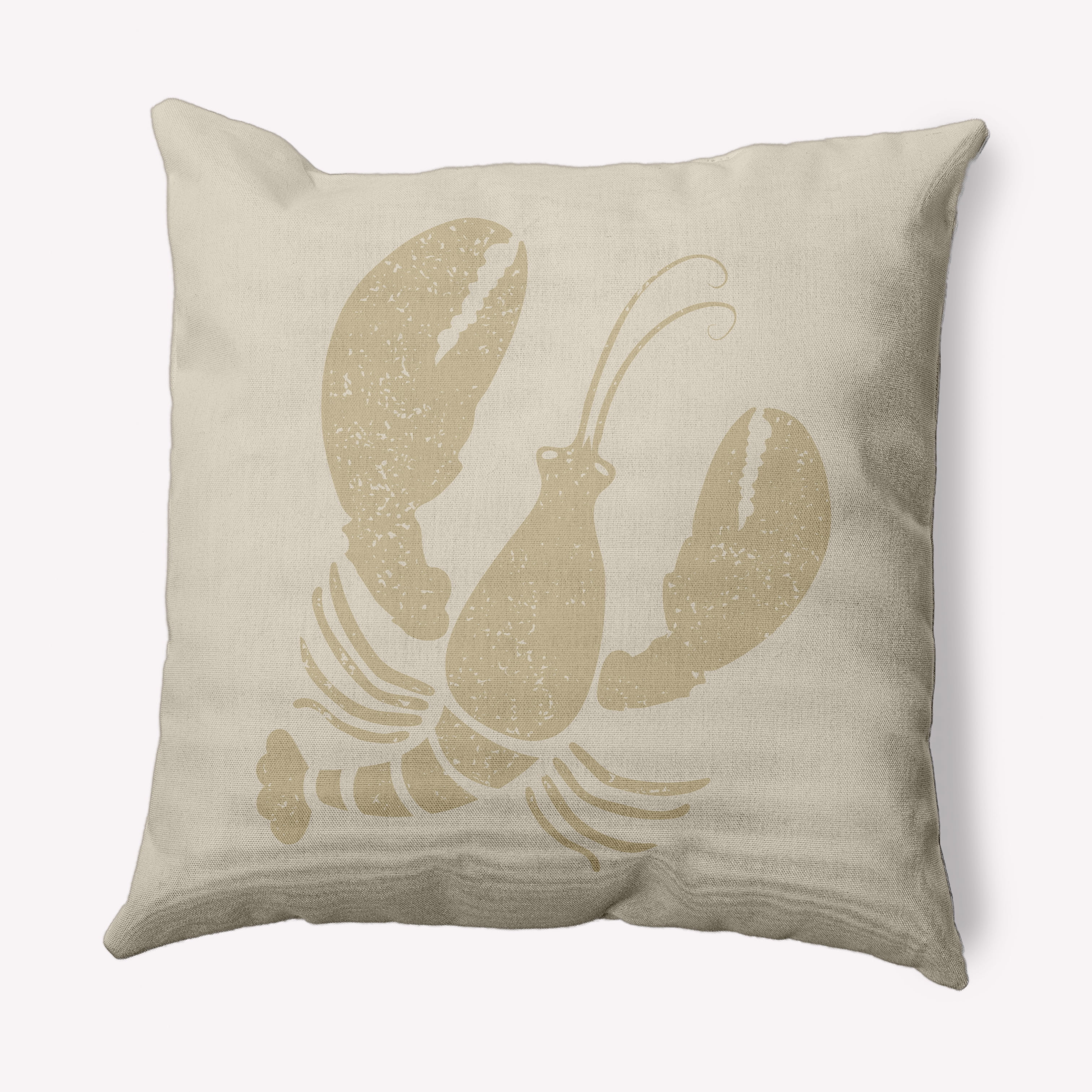Simply Daisy 16" x 16" Lobster Nautical Decorative Indoor Pillow