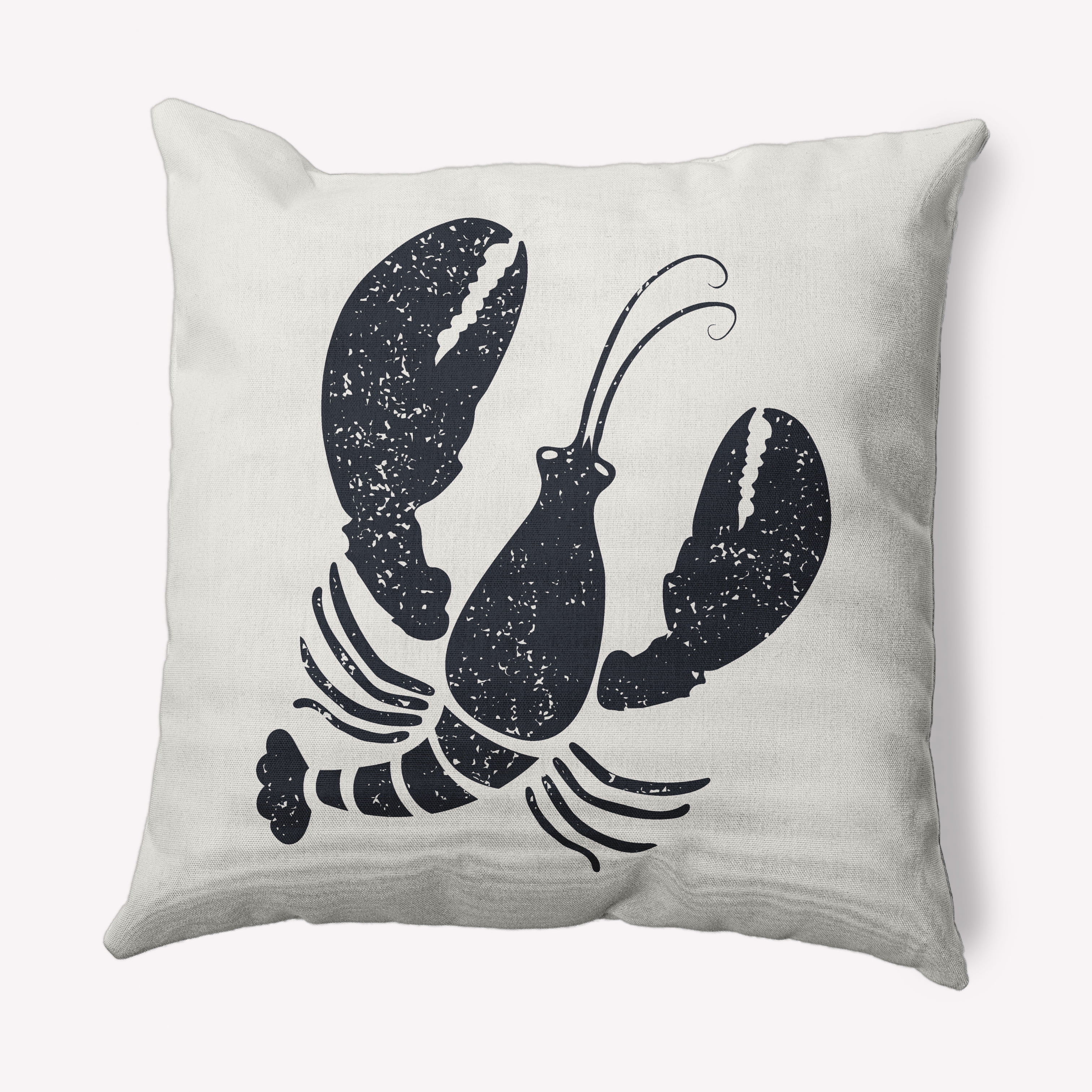 Simply Daisy 16" x 16" Lobster Nautical Decorative Indoor Pillow