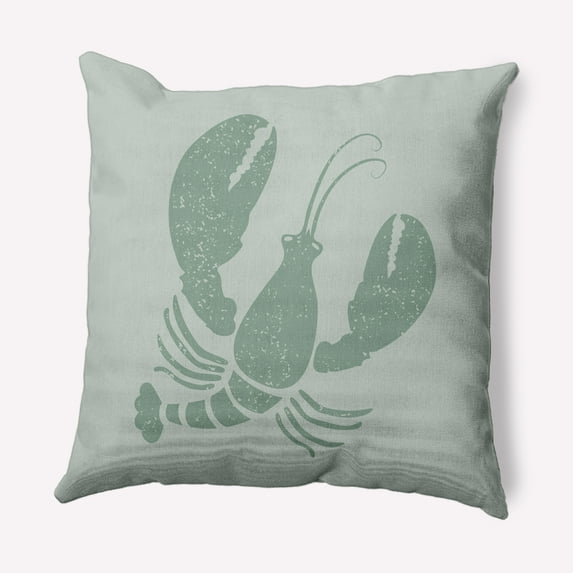 Simply Daisy 16" x 16" Lobster Nautical Decorative Indoor Pillow
