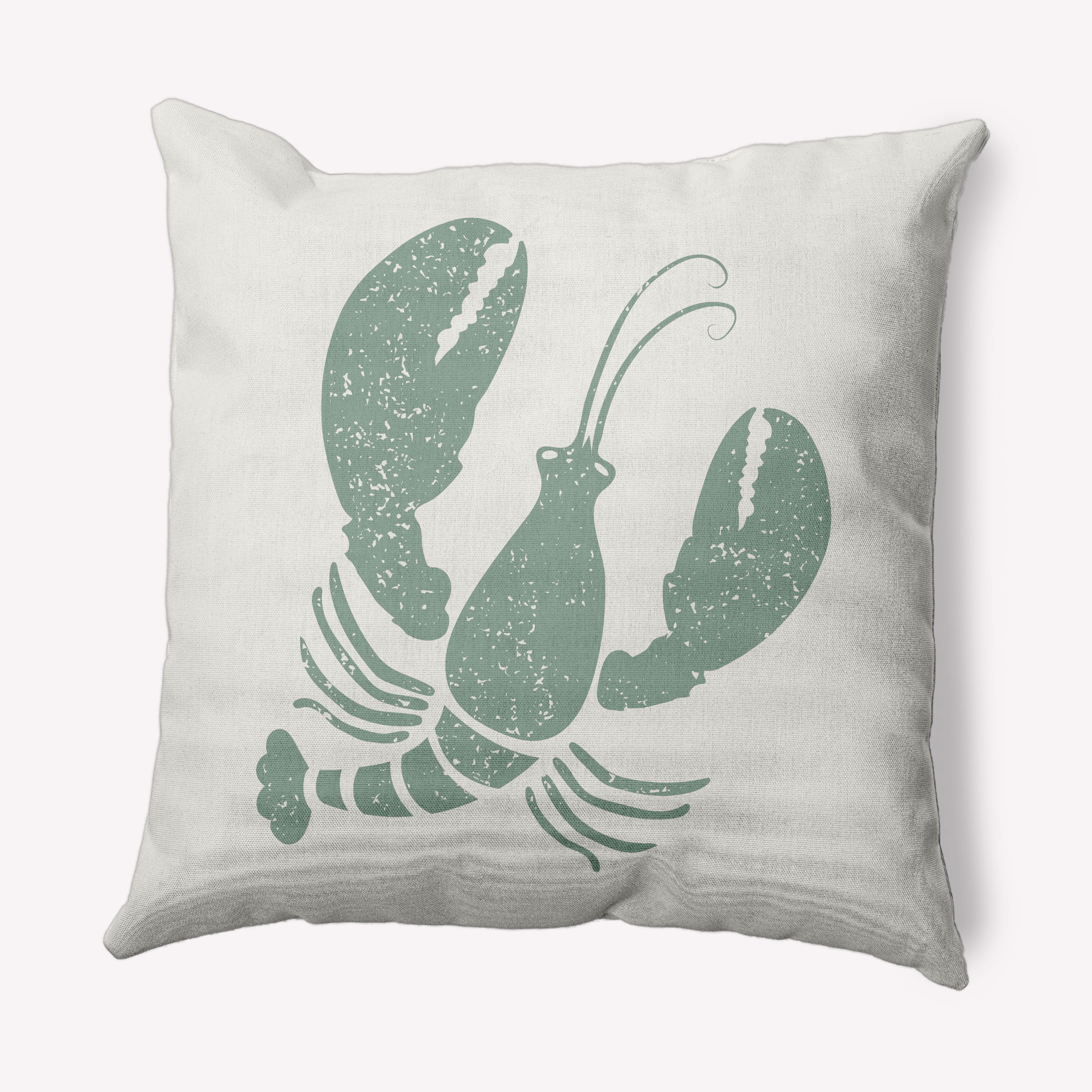 Simply Daisy 16" x 16" Lobster Nautical Decorative Indoor Pillow
