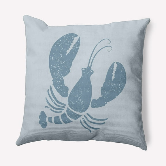 Simply Daisy 16" x 16" Lobster Nautical Decorative Indoor Pillow