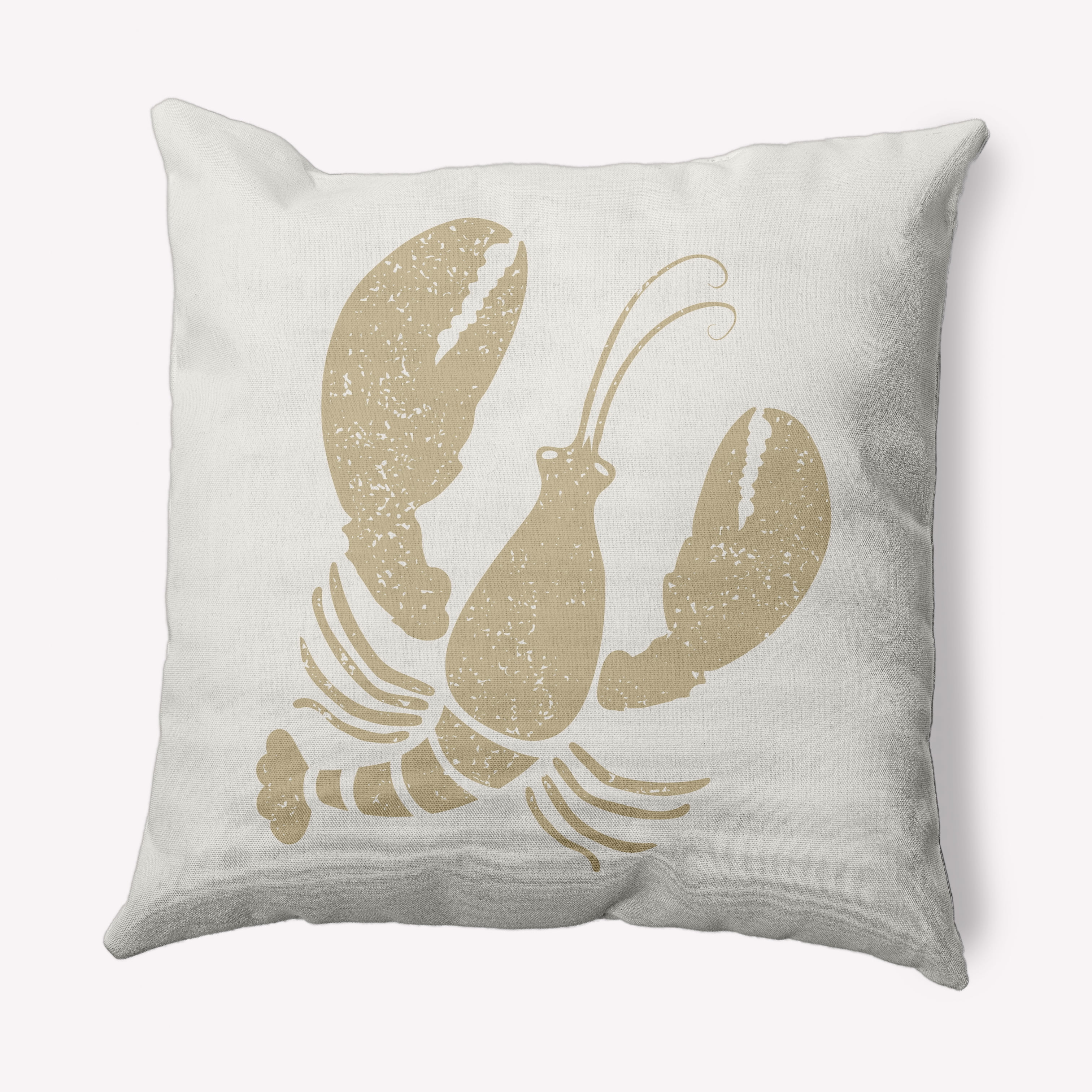 Simply Daisy 16" x 16" Lobster Nautical Indoor/Outdoor Throw Pillow