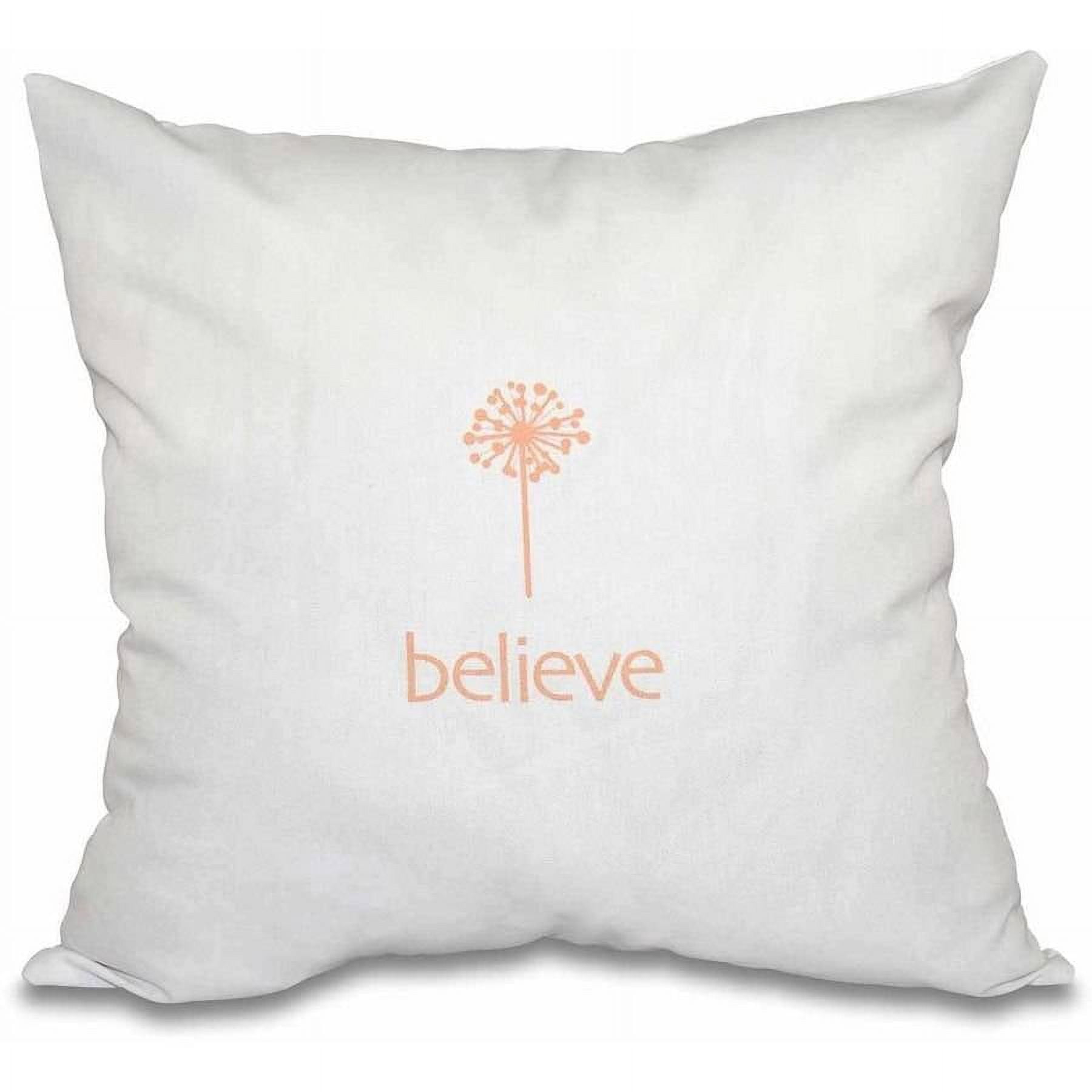 Simply Daisy 16" x 16" Make a Wish Word Print Pillow