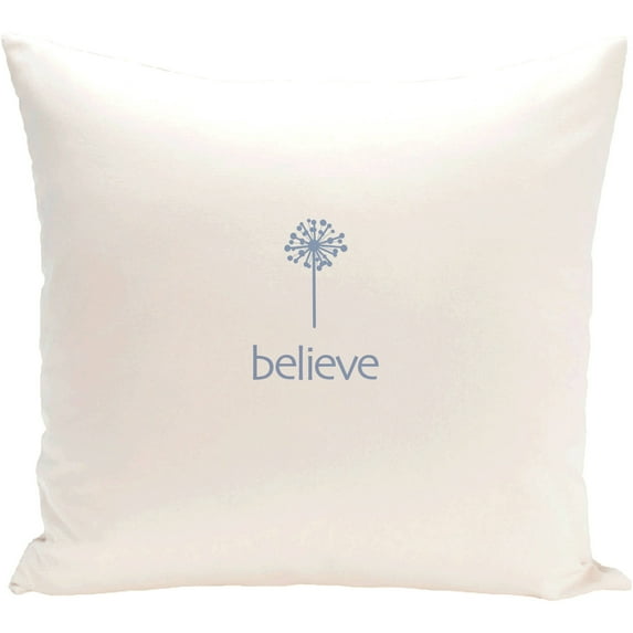 Simply Daisy 16" x 16" Make a Wish Word Print Pillow