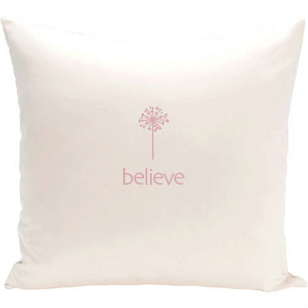 Simply Daisy 16" x 16" Make a Wish Word Print Pillow